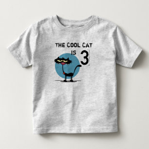 T-shirt customizável do aniversário do gato lega