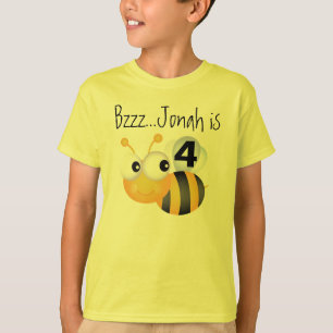 T-shirt customizável do aniversário do zangão d