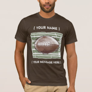 T-shirt customizável do futebol
