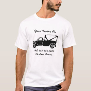 T-shirt customizável do reboque
