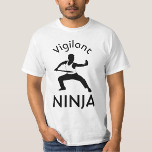 T-shirt Customizável engraçado vigilante de Ninja