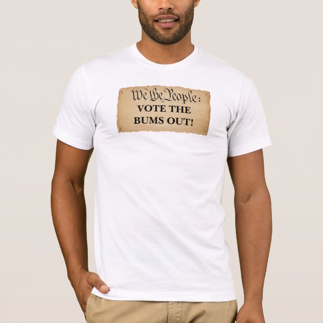 T-shirt customizável, nós as pessoas (Frente)