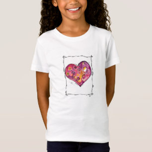 T-Shirt Cute and Whimsical Heart Doodle
