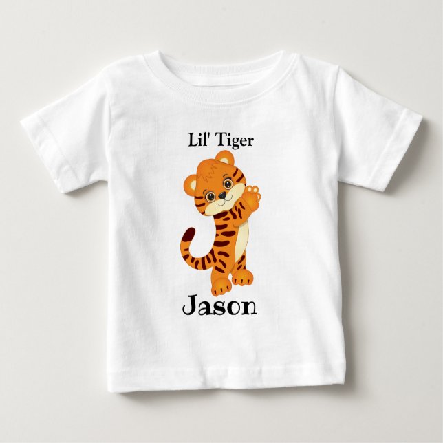 T-Shirt Cute Baby Tiger  (Frente)