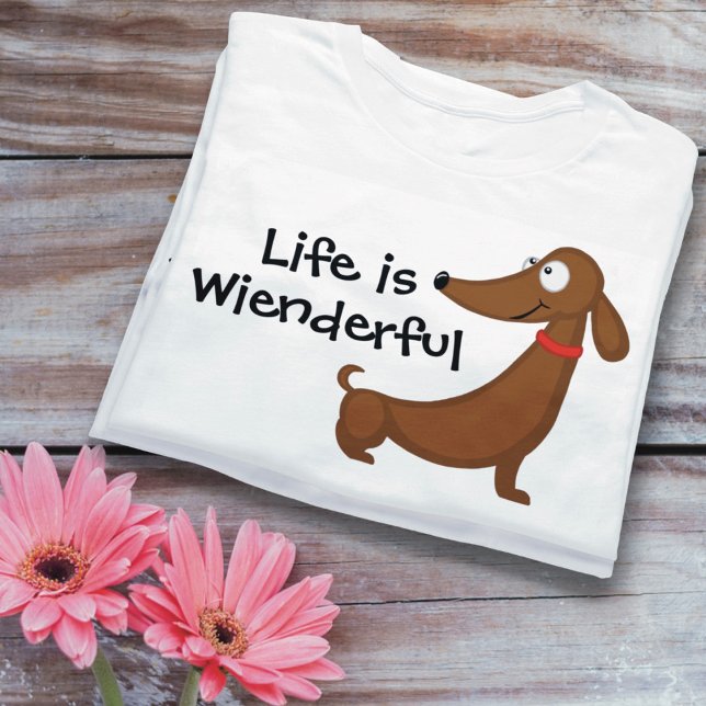 T-Shirt Cute Dachshund (Criador carregado)