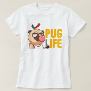 T-Shirt Cute Fat Pug