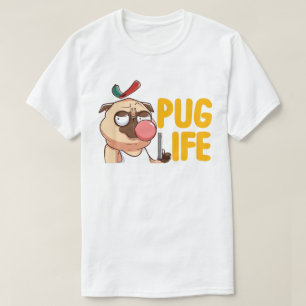 T-Shirt Cute Fat Pug