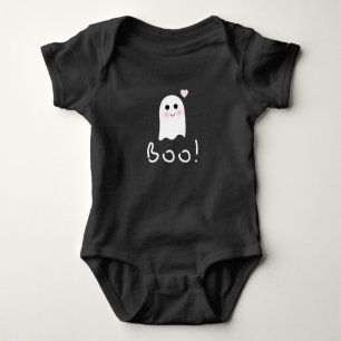 T-shirt Cute Ghost Boo Feliz Halloween Jersey Bodydress