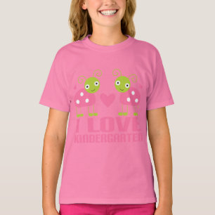 T-shirt Cute I Love Kindergarten Ladybug Gift