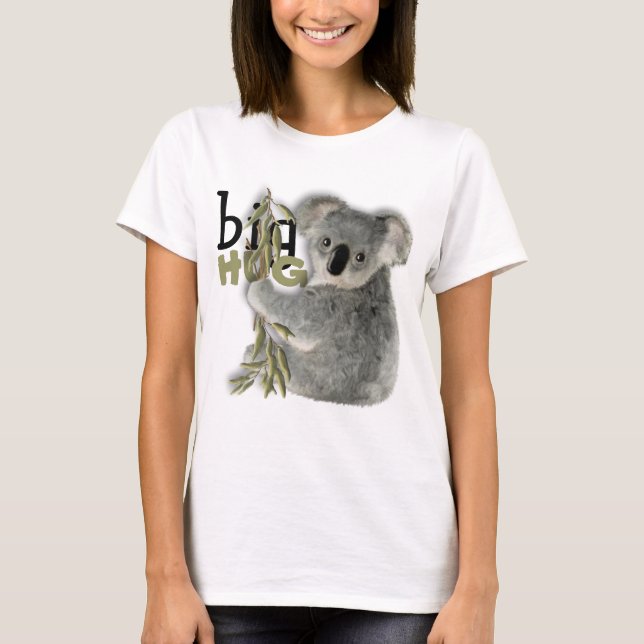 T-shirt Cute Koala Big Hug (Frente)