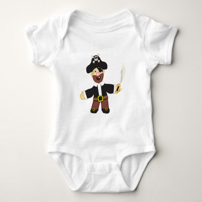 T-shirt Cute Pirate (Frente)