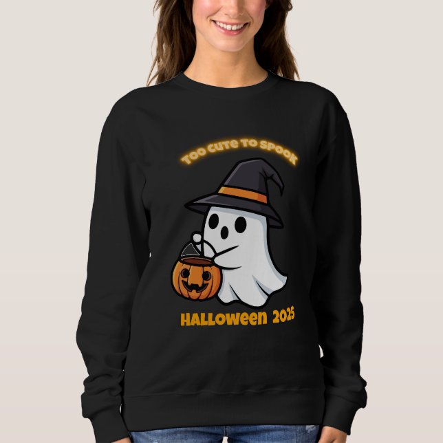T-Shirt Cute Spook | Minimalist Kawaii Ghost Hallo (Frente)