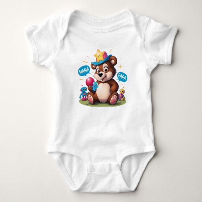 T-Shirt Cute Teddy Bear (Frente)
