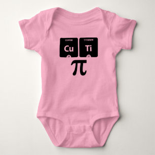 T-shirt CuTi Pi - Bebê Jersey Bodycase (Rosa)