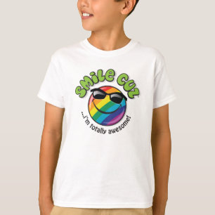 T-shirt cuz do sorriso… eu sou totalmente impressionante