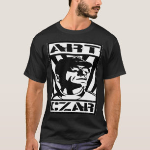 T-shirt Czar da arte - a Dinamarca equipe - BW