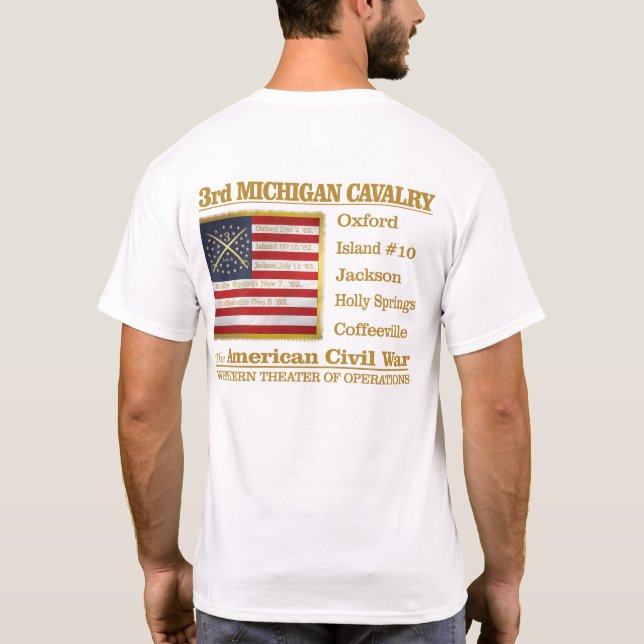 T-Shirt da 3ª Cavalaria do Michigan (BH) (Verso)