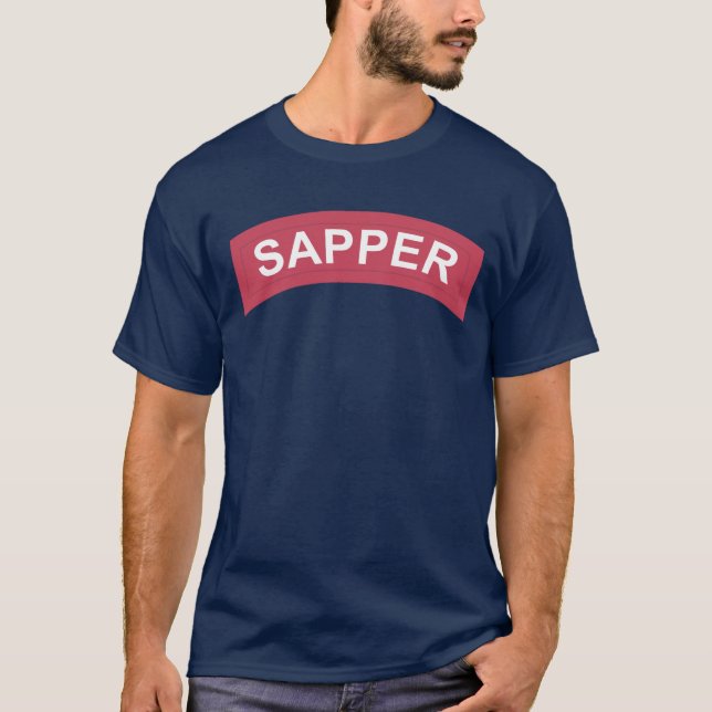 T-shirt da aba do Sapper (Frente)