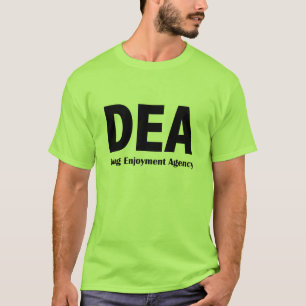 T-shirt da agência da apreciação da droga do DEA