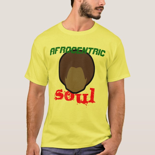 T-shirt da alma de Afrocentric (Frente)