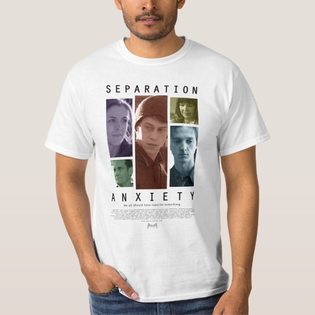 T-shirt da ansiedade de separação (Frente)
