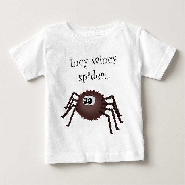 T-shirt da aranha do wincy de Incy para crianças (Frente)