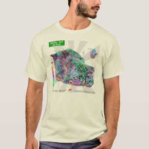 T-shirt da área 3dSkiMaps do esqui de Alta