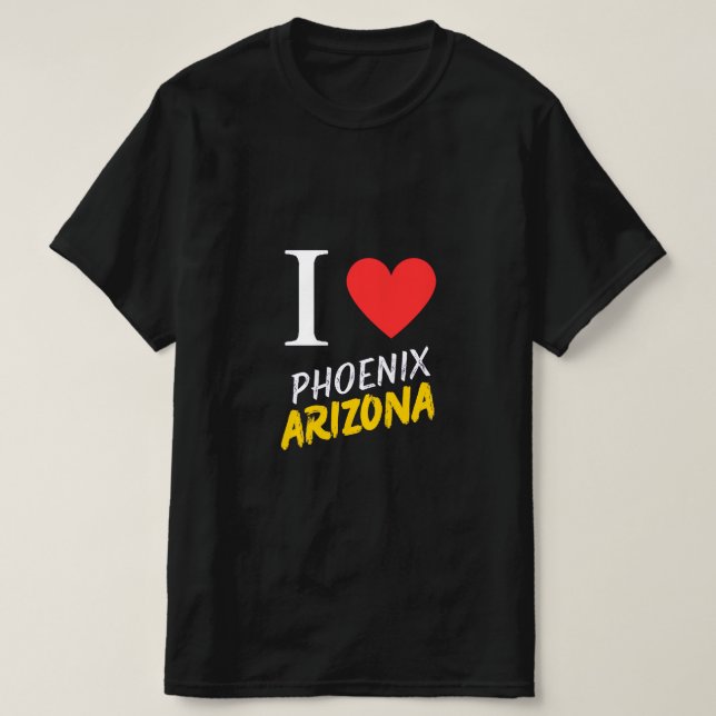 T-Shirt da Arizona de Phoenix (Frente do Design)