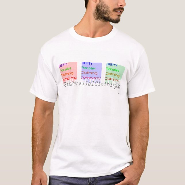 T-shirt da arquitectura da cidade RBG 2 (Frente)