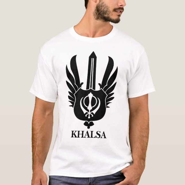 T-shirt da arte de KHALSA (Frente)