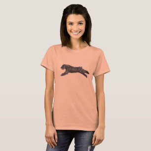 T-shirt da arte do cão do DES Flanderes de Bouvier