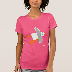 T-shirt da arte: Gaivota Cornish do tintureiro de