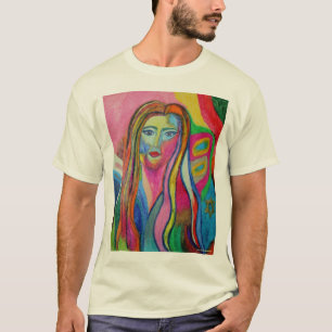 T-SHIRT DA ARTE - PINTURA POR DEBBIE DAVIDSOH -