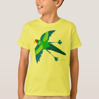 T-shirt da arte: TShirt louco do papagaio