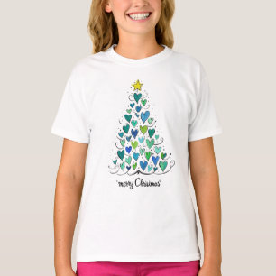 T-shirt da árvore de Natal