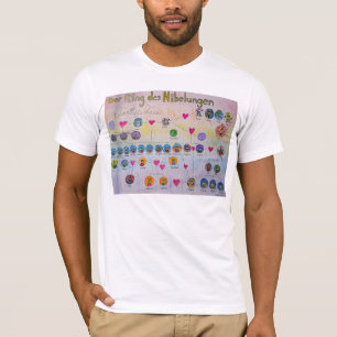 T-shirt da árvore genealógica do DES Nibelungen 