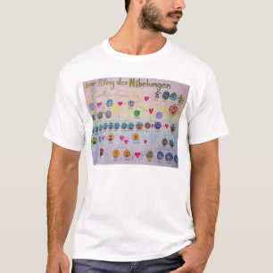 T-shirt da árvore genealógica do DES Nibelungen 