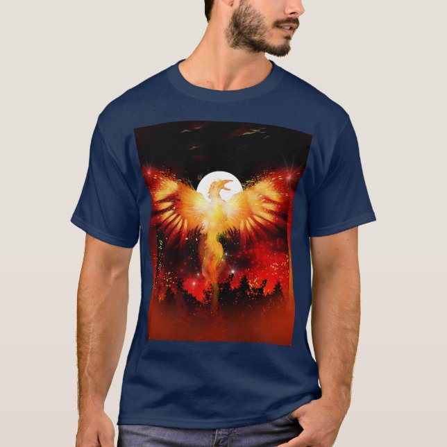 T-shirt da ascensão de Phoenix (Frente)