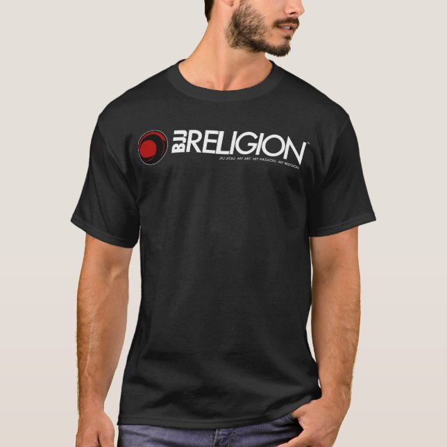 T-shirt da assinatura da religião de BJJ (Frente)