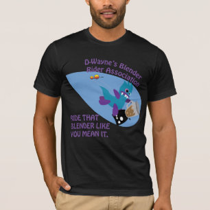 T-shirt da associação do cavaleiro do misturador