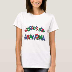 T-shirt da avó do mundo o melhor