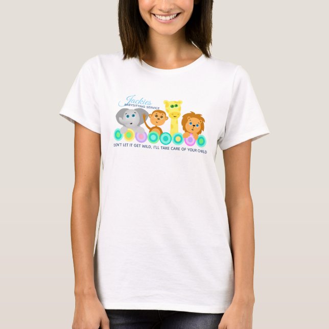 T-shirt da baby-sitter (Frente)