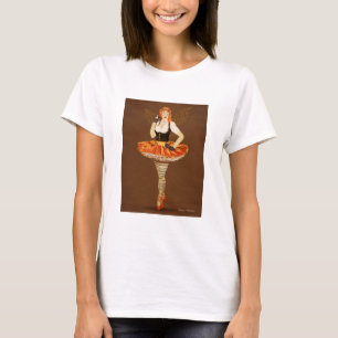 T-shirt da bailarina de LW Steampunk