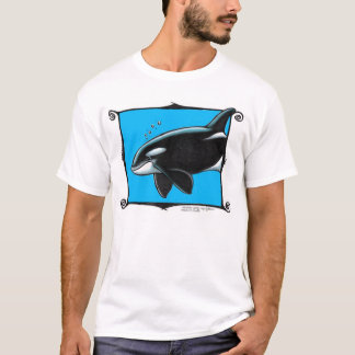 T-shirt da baleia da orca/assassino