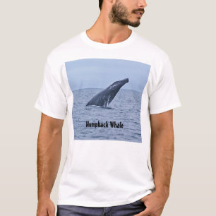 T-shirt da baleia de Humpback