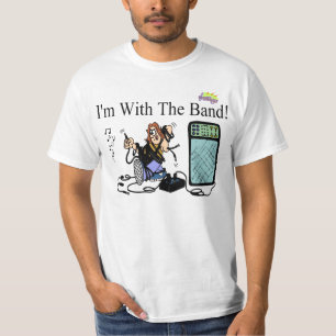 T-shirt da banda da música