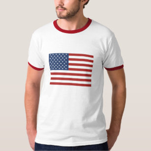T-shirt da bandeira americana