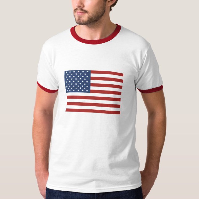 T-shirt da bandeira americana (Frente)