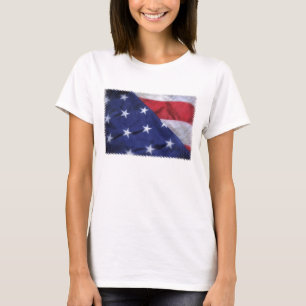 T-shirt da bandeira americana