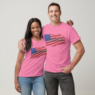 T-shirt da bandeira americana